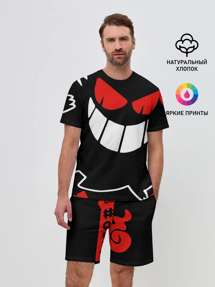 Мужской костюм с шортами / Pokemon Gengar Генгар