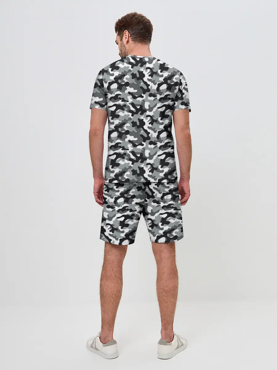 Мужской костюм с шортами / Камуфляж