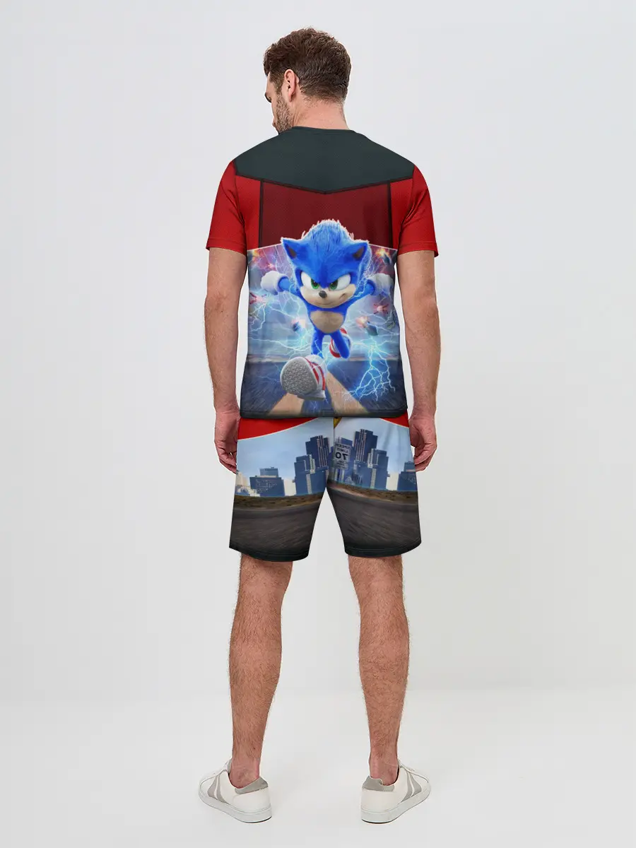 Мужской костюм с шортами / Соник 2020