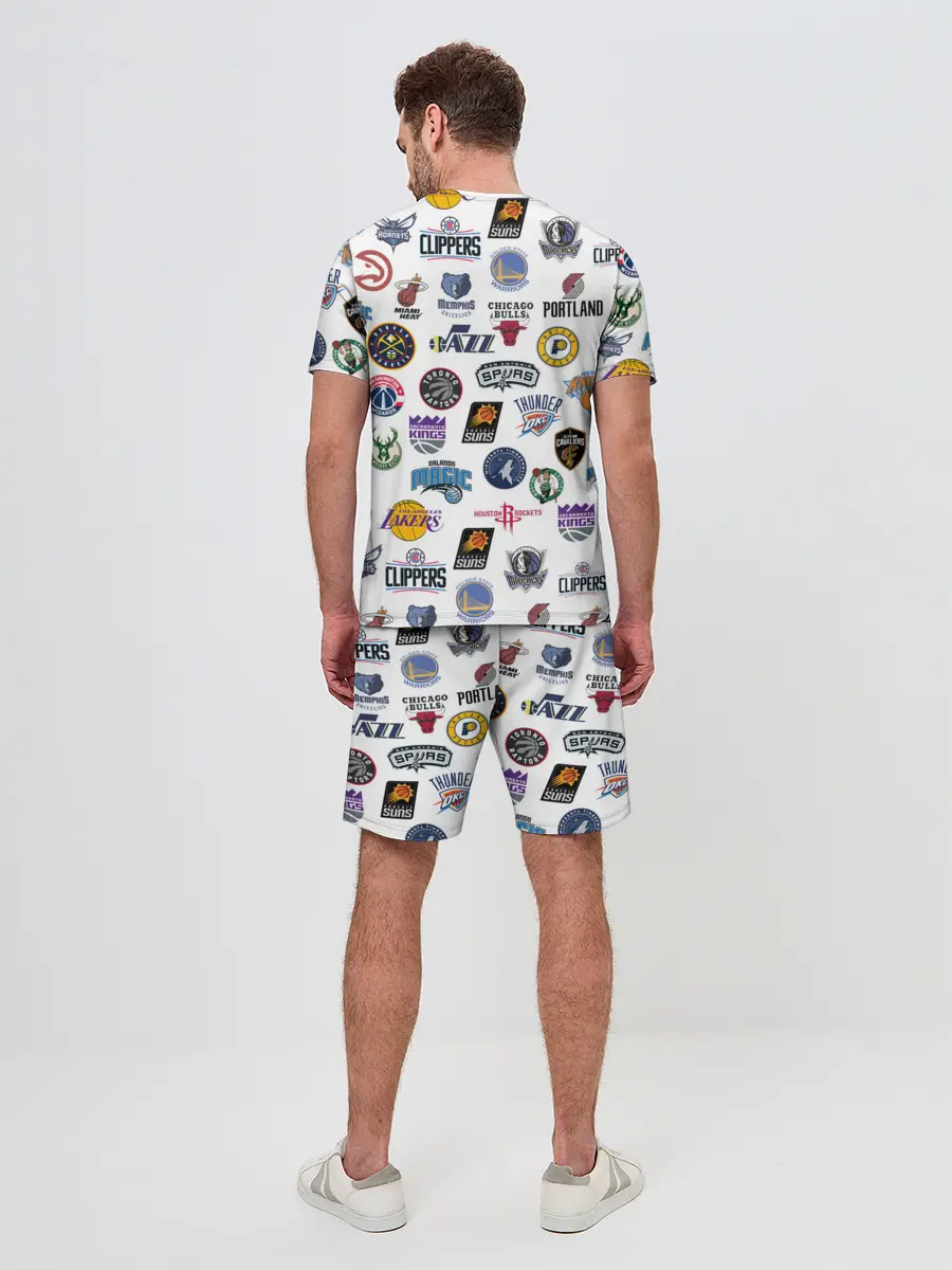 Мужской костюм с шортами / NBA Pattern | НБА Паттерн