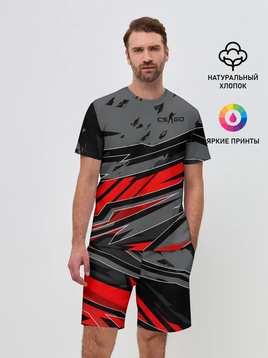 Мужской костюм с шортами / Counter-Strike