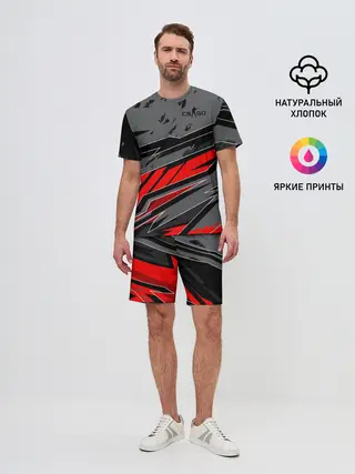 Мужской костюм с шортами / Counter-Strike