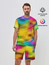 Мужской костюм с шортами / Радужный звездопад