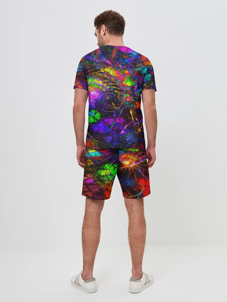 Мужской костюм с шортами / НЕОНОВЫЕ КРАСКИ
