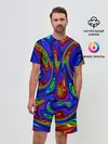 Мужской костюм с шортами / НЕОНОВЫЕ КРАСКИ