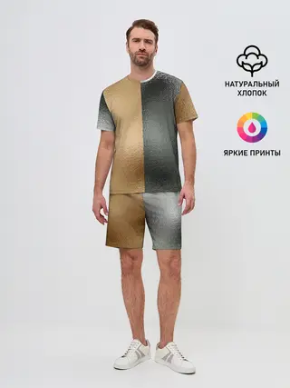 Мужской костюм с шортами / Золото и Серебро