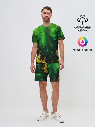 Мужской костюм с шортами / GEOMETRY COLOR