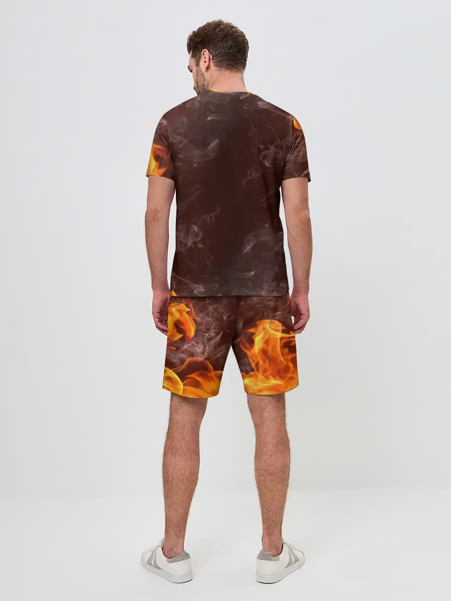 Мужской костюм с шортами / Metallica | Fire Rock