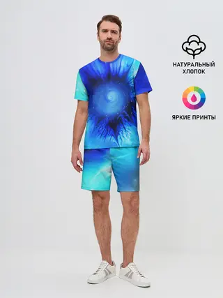 Мужской костюм с шортами / КОСМОС