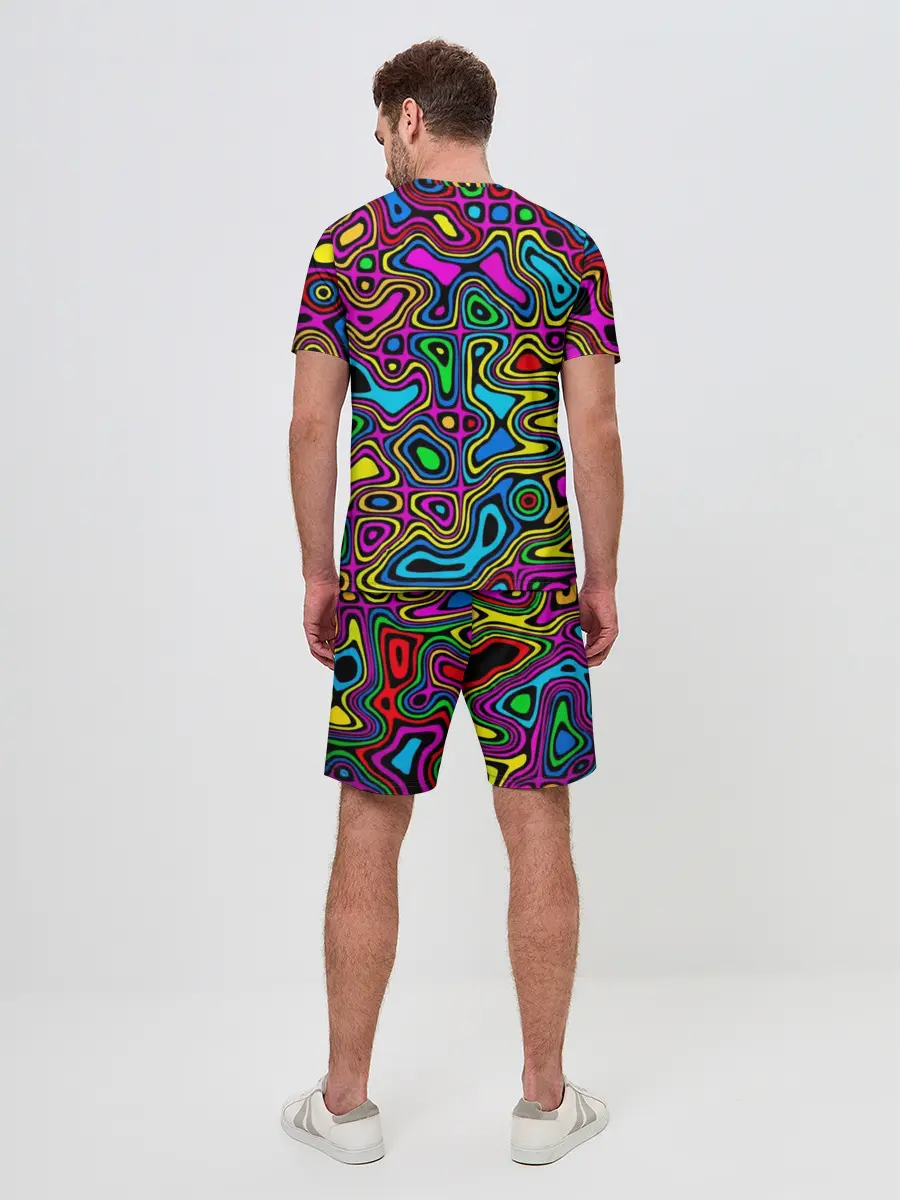 Мужской костюм с шортами / Психоделика