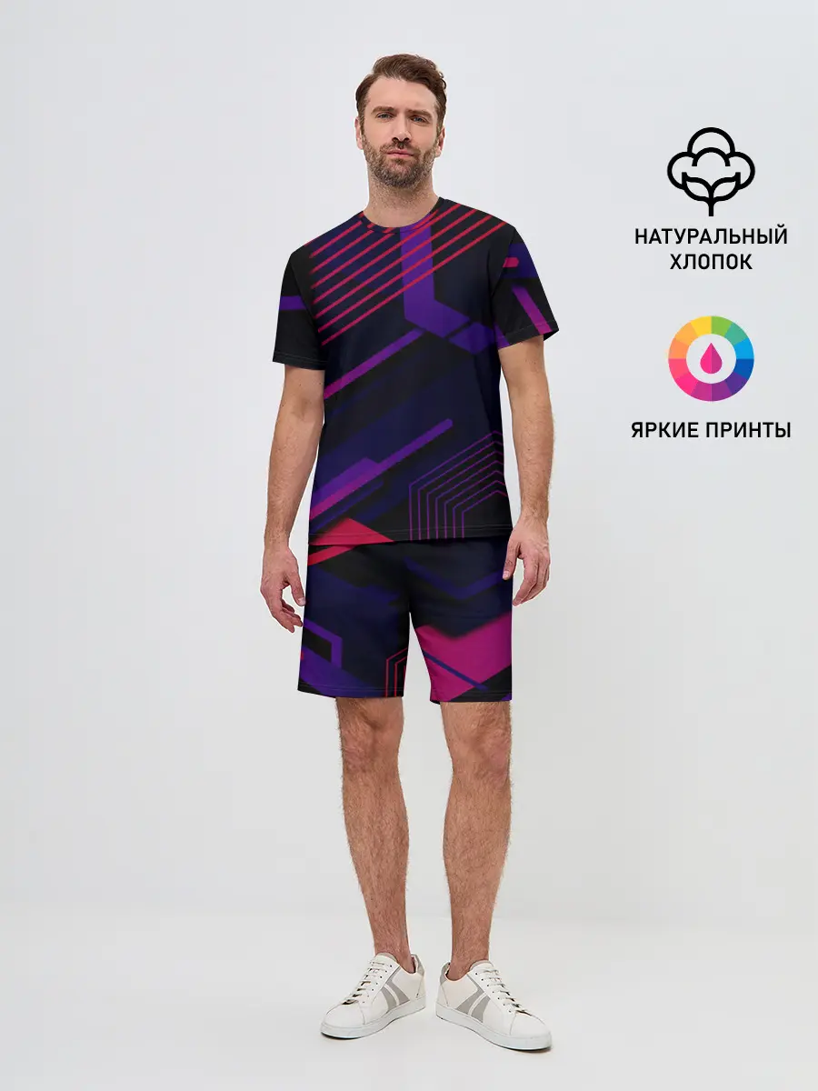 Мужской костюм с шортами / Modern Geometry