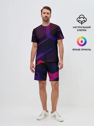 Мужской костюм с шортами / Modern Geometry