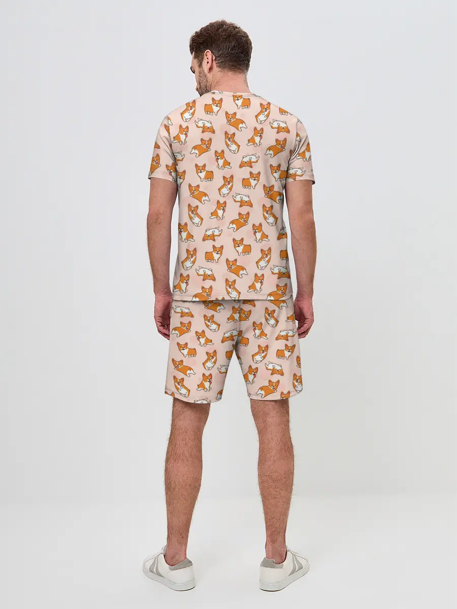 Мужской костюм с шортами / Корги