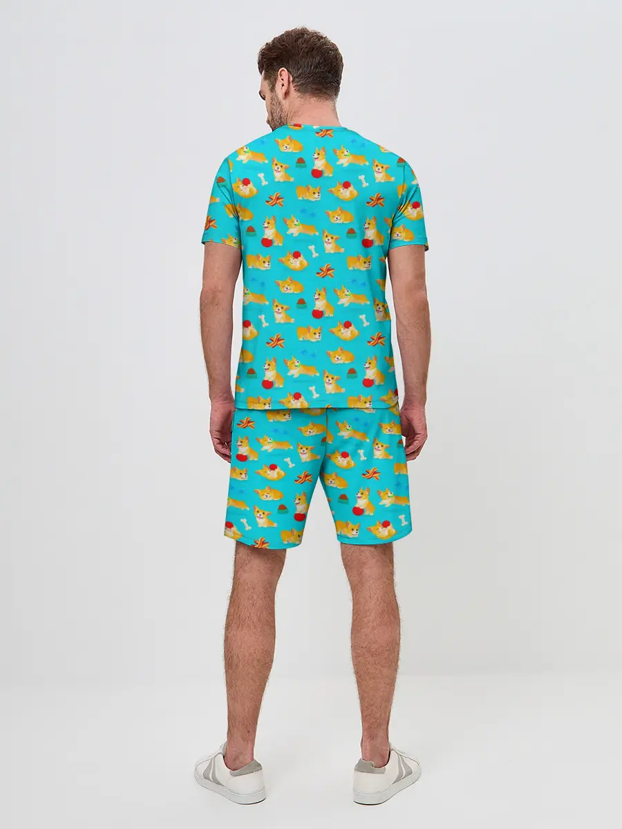 Мужской костюм с шортами / Корги