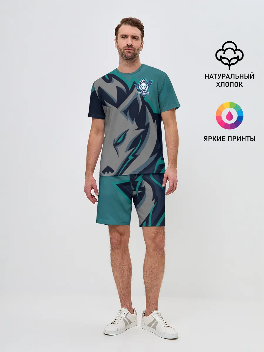 Мужской костюм с шортами / Форма White wolves