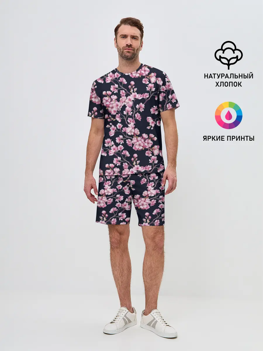 Мужской костюм с шортами / Сакура