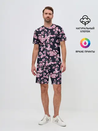 Мужской костюм с шортами / Сакура