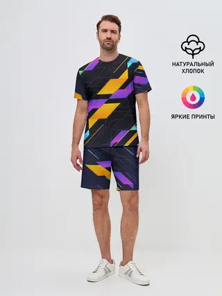 Мужской костюм с шортами / Modern Geometry