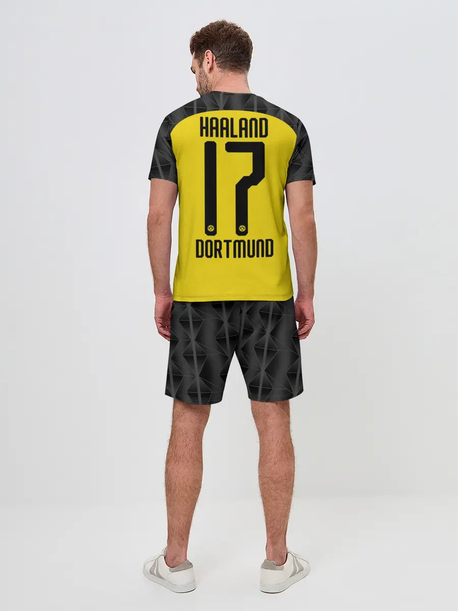 Мужской костюм с шортами / Холанд home 19-20 UEFA