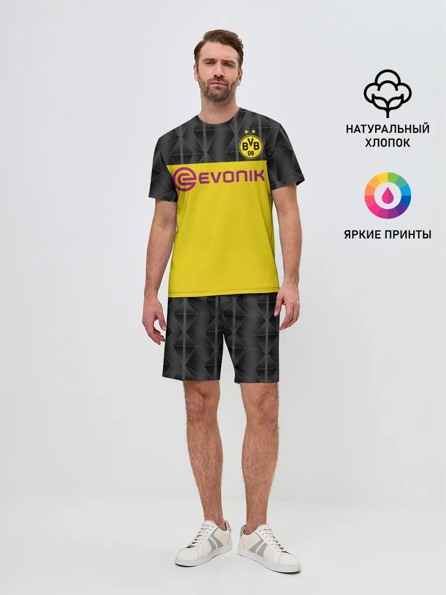 Мужской костюм с шортами / Холанд home 19-20 UEFA