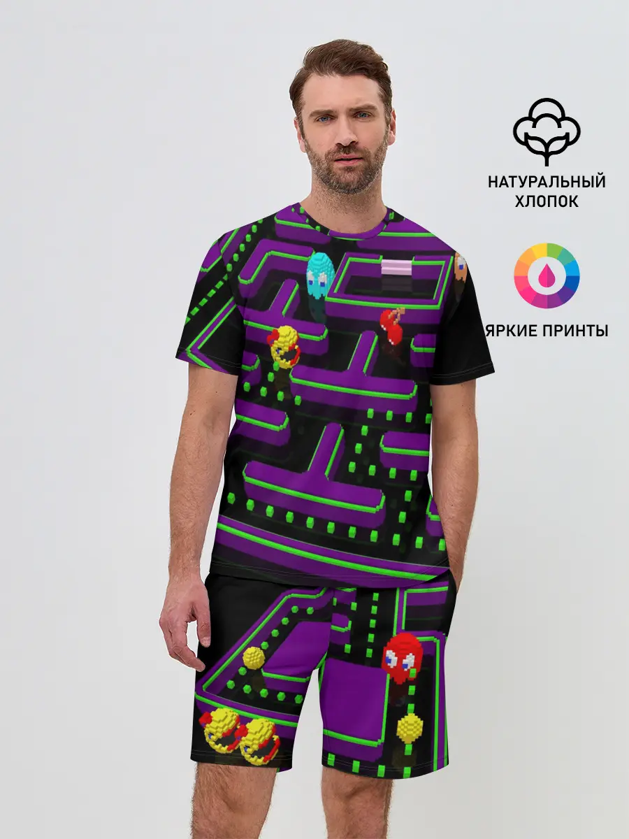 Мужской костюм с шортами / PAC-MAN 3D