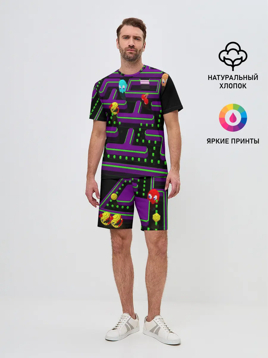 Мужской костюм с шортами / PAC-MAN 3D