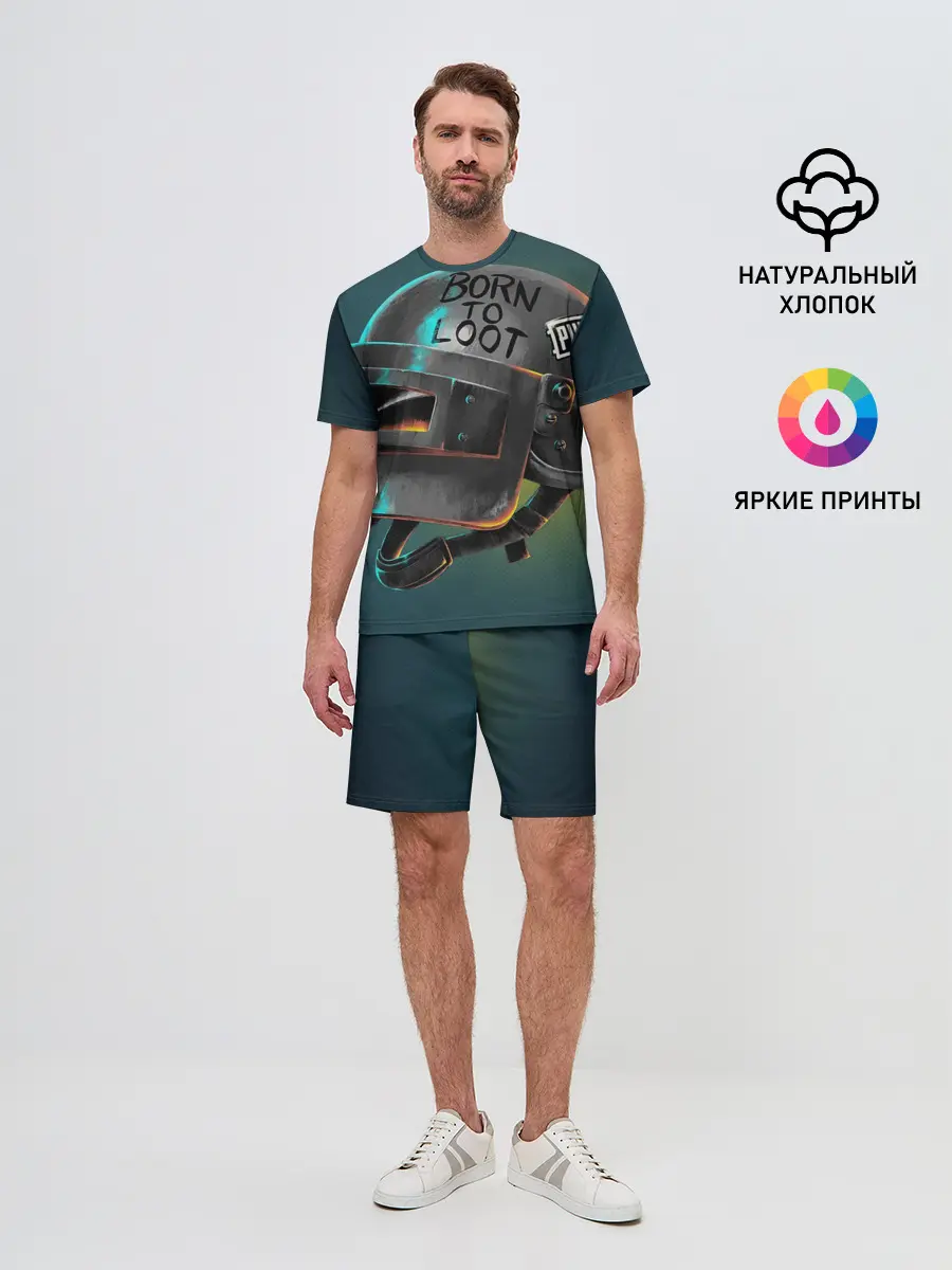 Мужской костюм с шортами / PUBG