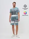 Мужской костюм с шортами / Зимний лес