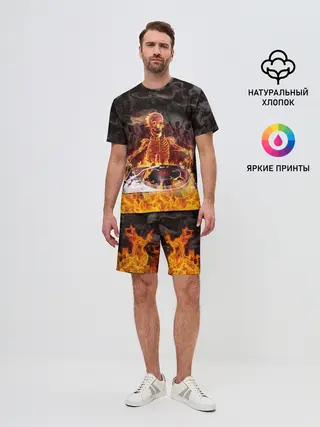 Мужской костюм с шортами / Вечеринка у скелетов
