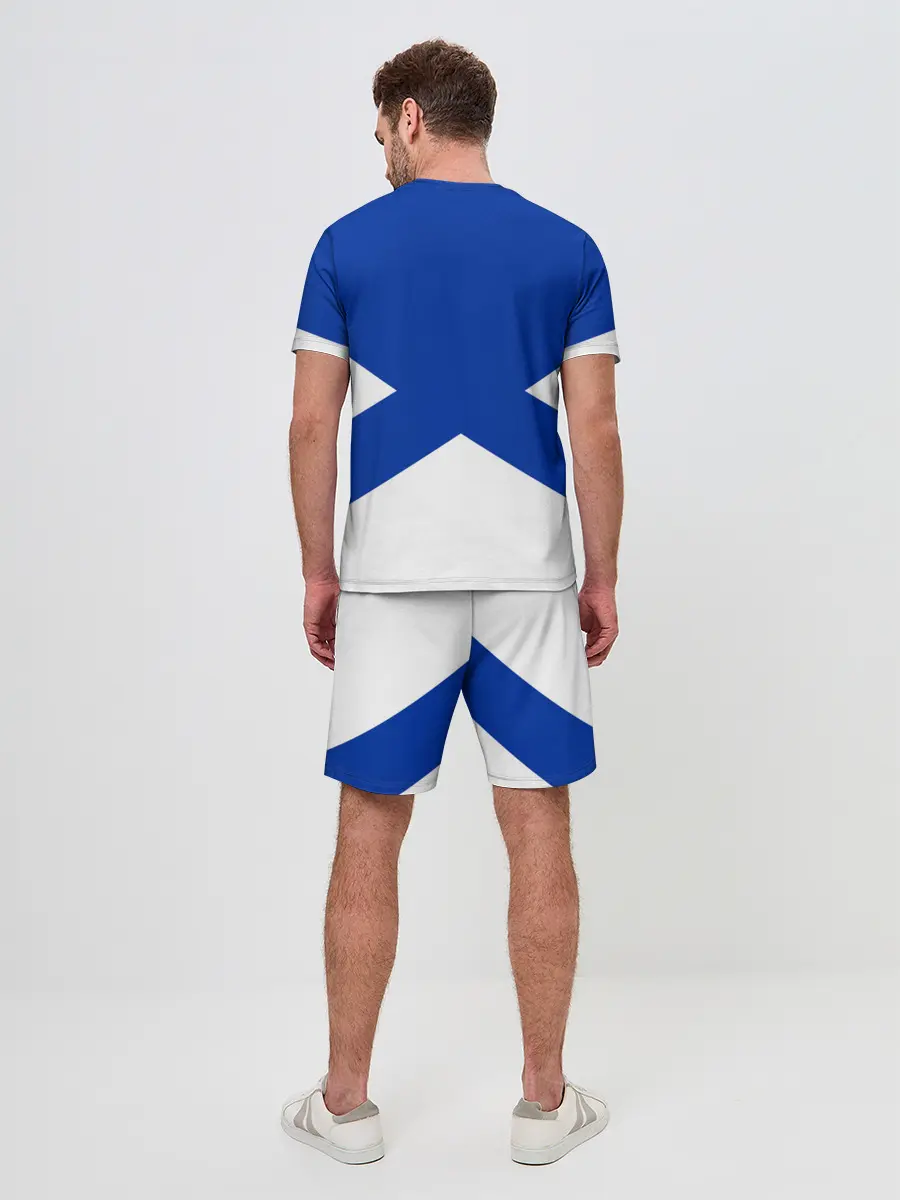 Мужской костюм с шортами / Военно - морской флот