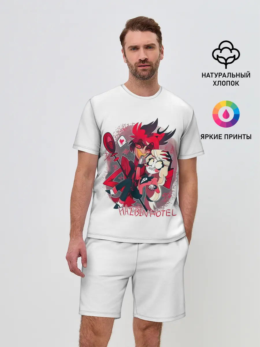 Мужской костюм с шортами / Hazbin Hotel