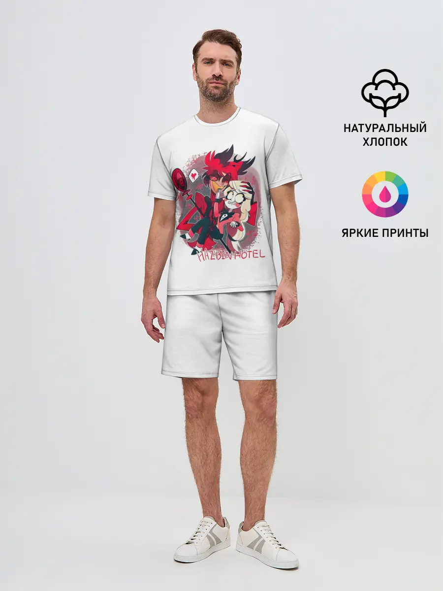 Мужской костюм с шортами / Hazbin Hotel