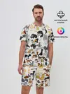 Мужской костюм с шортами / Котоколлаж 03
