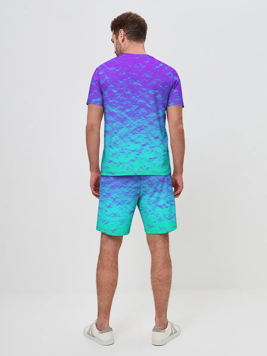 Мужской костюм с шортами / ПЕРЛАМУТР