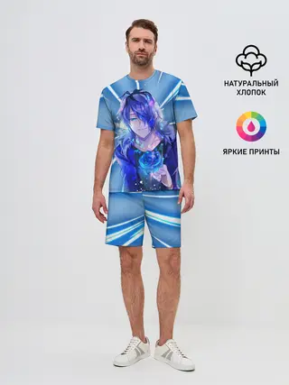 Мужской костюм с шортами / Аниме.. Роза