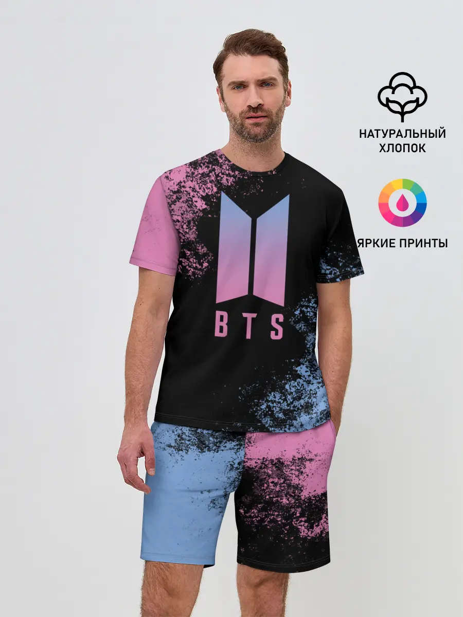 Мужской костюм с шортами / BTS SUGA