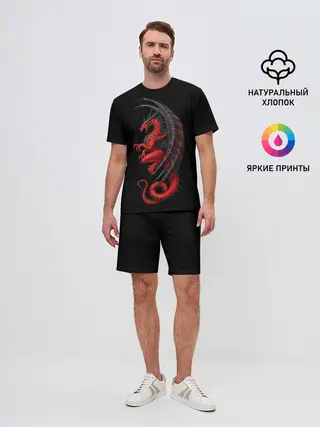 Мужской костюм с шортами / Red Dragon