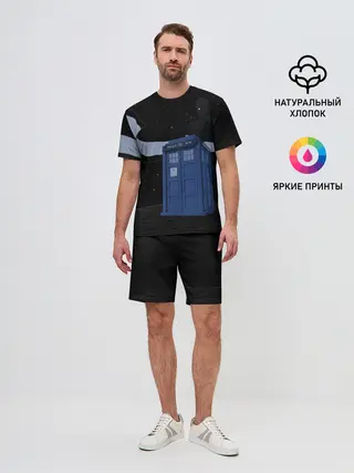 Мужской костюм с шортами / ТАРДИС