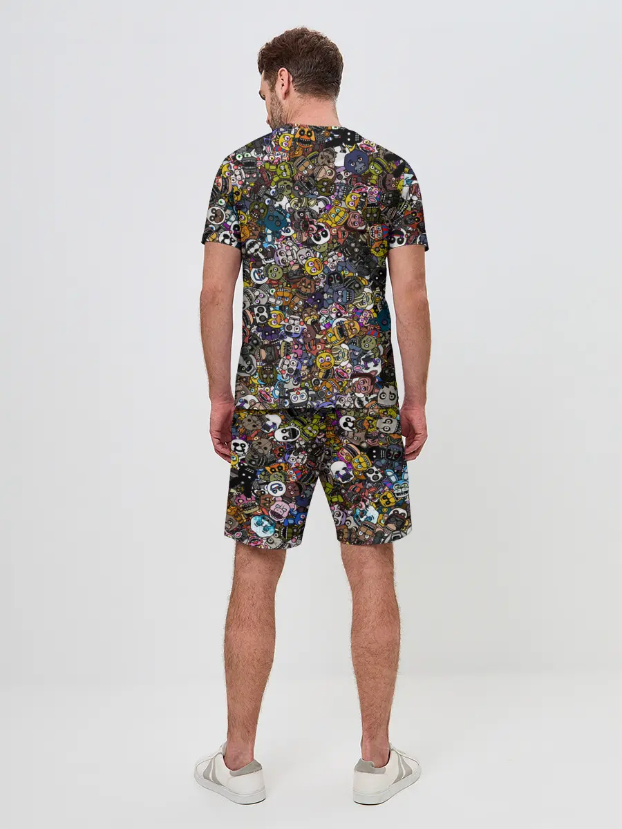 Мужской костюм с шортами / FNaF стикербомбинг