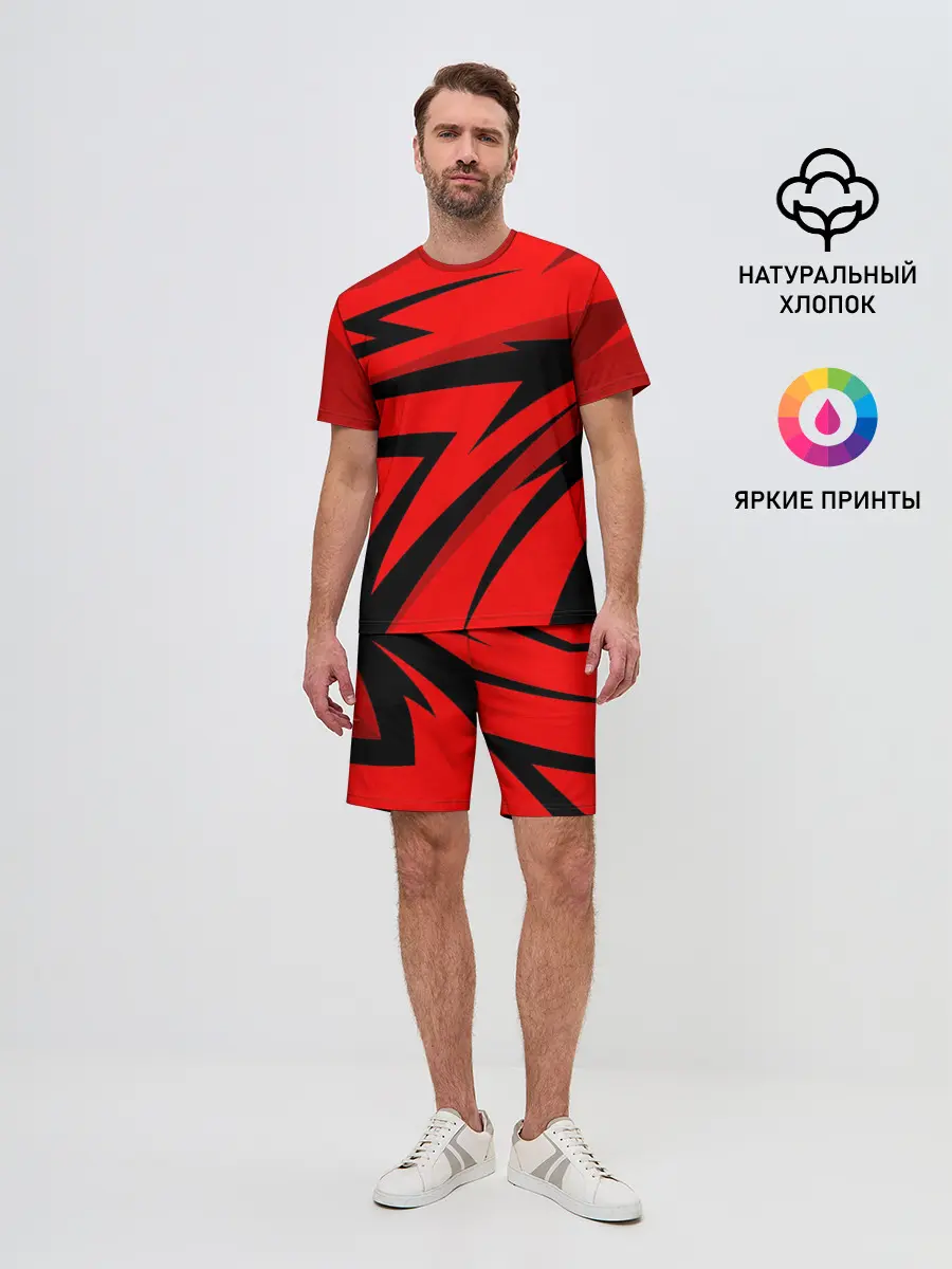 Мужской костюм с шортами / Swift red pointer