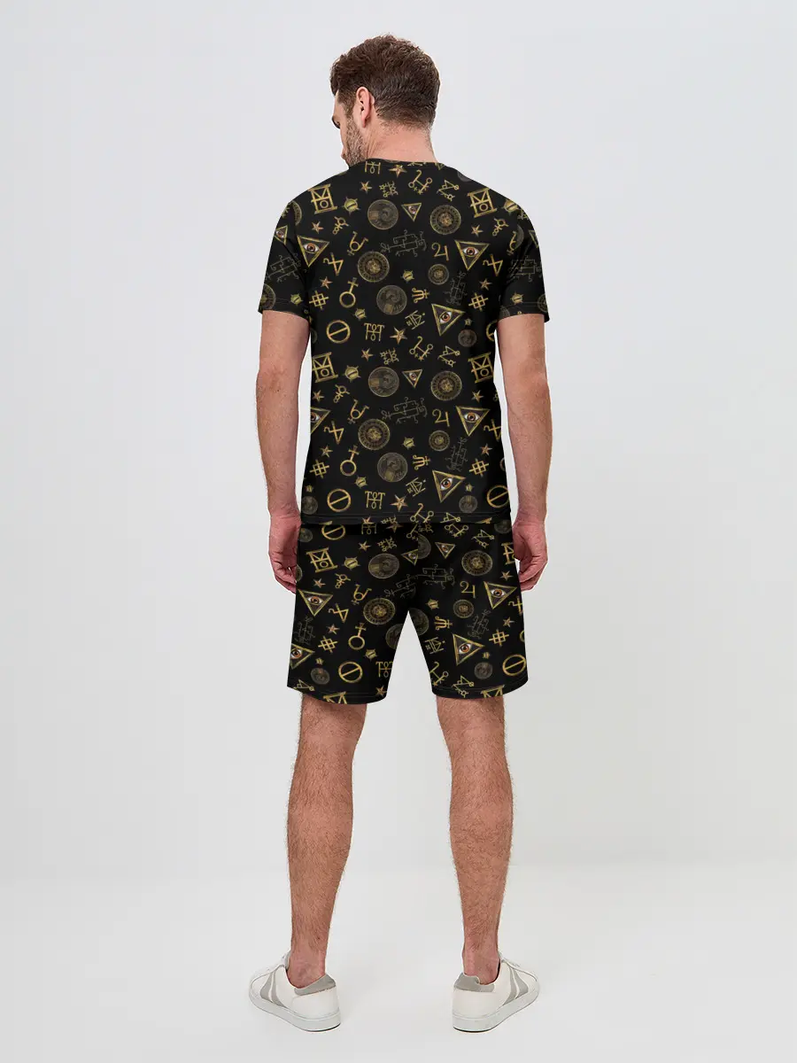 Мужской костюм с шортами / M.A.C.U.S.A. print