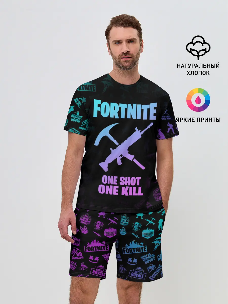 Мужской костюм с шортами / FORTNITE