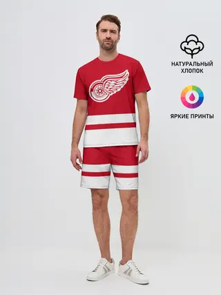 Мужской костюм с шортами / Детройт Ред Уингз