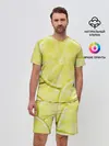 Мужской костюм с шортами / Лайм