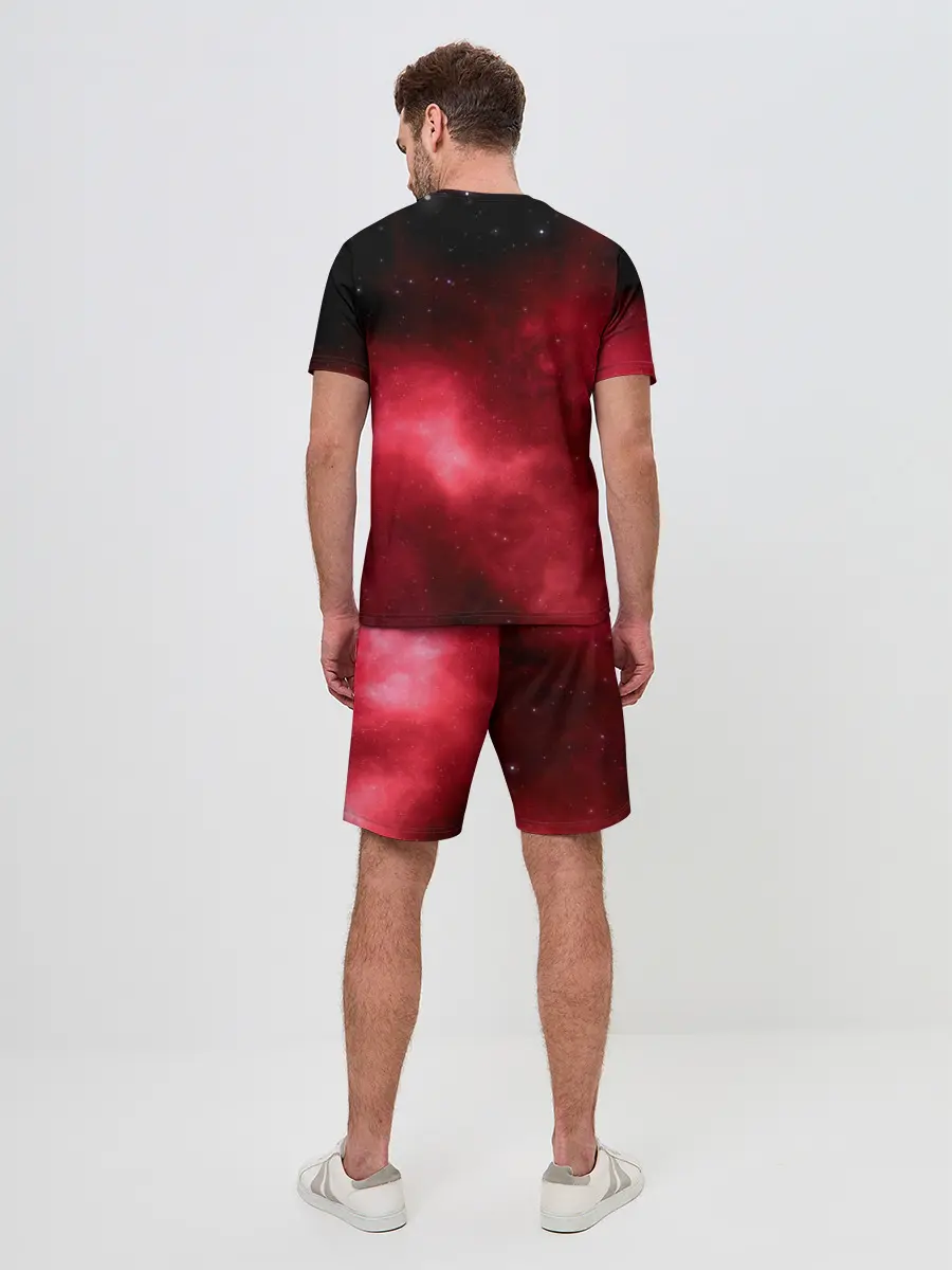 Мужской костюм с шортами / Космос