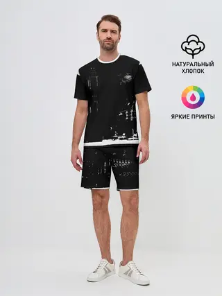 Мужской костюм с шортами / город