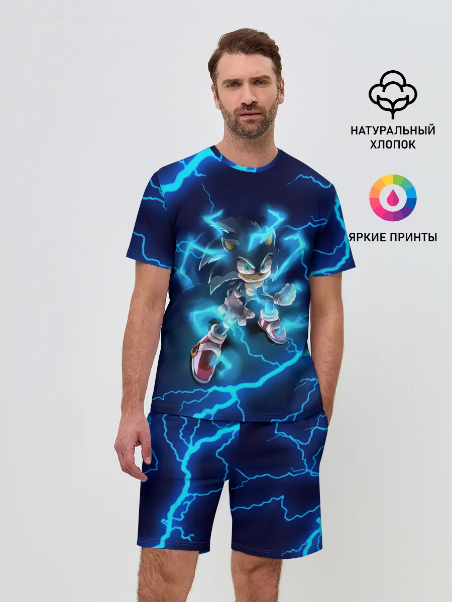 Мужской костюм с шортами / SONIC | СОНИК