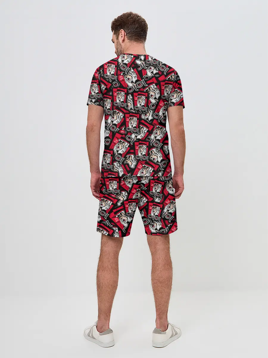 Мужской костюм с шортами / Joseph Joestar Meme Face