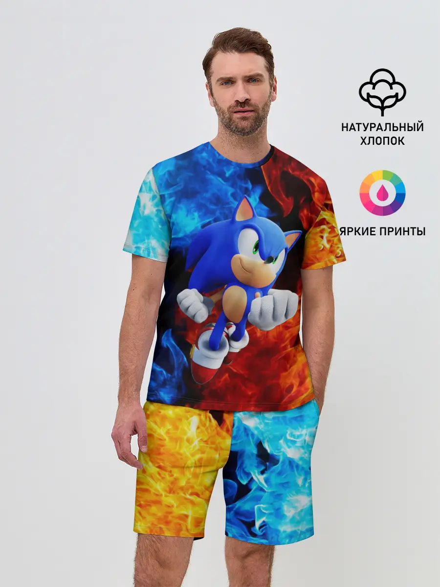 Мужской костюм с шортами / SONIC