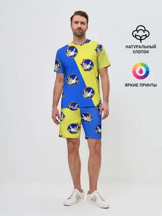 Мужской костюм с шортами / Sonic - Соник
